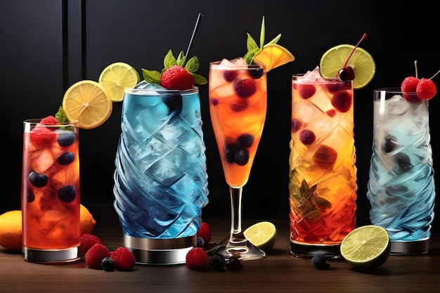 Vibrant Cocktail Craft